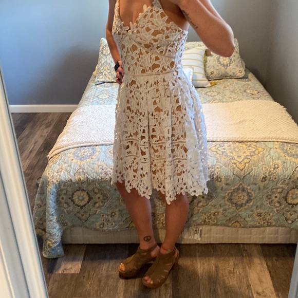 White and nude dress / sundress 🤍🤎 - Picture 8 of 9